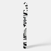 Patroonontwerp in zwart-wit Case-Mate iPhone case (Achterkant / Rechts)