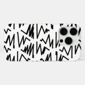 Patroonontwerp in zwart-wit Case-Mate iPhone case (Achterkant (horizontaal))