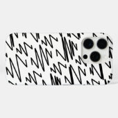 Patroonontwerp in zwart-wit Case-Mate iPhone case (Achterkant (horizontaal))