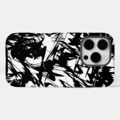 Patroonontwerp in zwart-wit Case-Mate iPhone case (Achterkant (horizontaal))