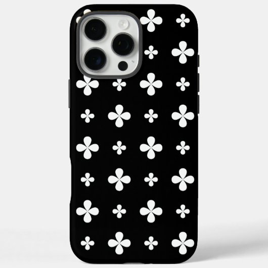 Patroonontwerp in zwart-wit Case-Mate iPhone case (Achterkant)