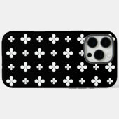 Patroonontwerp in zwart-wit Case-Mate iPhone case (Achterkant (horizontaal))