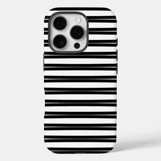 Patroonontwerp in zwart-wit Case-Mate iPhone case (Achterkant)