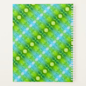 Patroonontwerp met blauw planner (Achterkant)