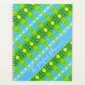 Patroonontwerp met blauw planner (Voorkant)