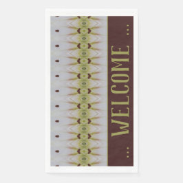 Patroonontwerp met limoengroen servet