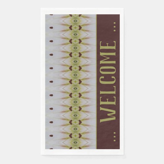 Patroonontwerp met limoengroen servet (Voorkant)