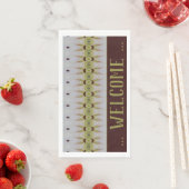 Patroonontwerp met limoengroen servet (Insitu)