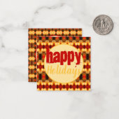 Patroonontwerp met rood notitiekaartje (Voorkant / Achterkant in situ)