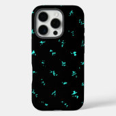 Patroonontwerp op zwart Case-Mate iPhone case (Achterkant)