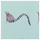 PATROONONTWERP VAN RING-TAILED LEMURS STOF (Close Up)