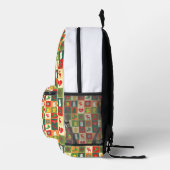 Patroonontwerp voor kleine Afbeeldingen Bedrukte Rugzak (Rechts)