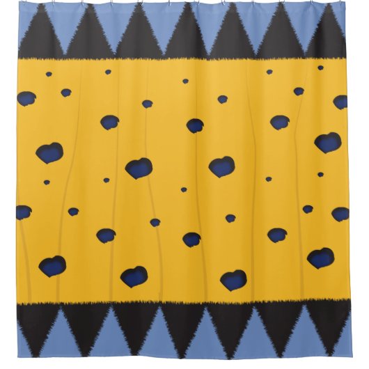 Patroonontwerpgordijn Douchegordijn (Voorkant)