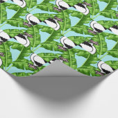 patroonpalmnotengier cadeaupapier (Hoek)