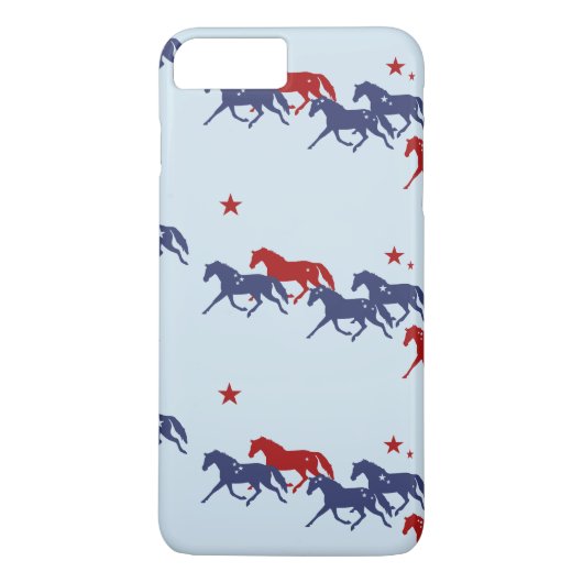 Patroonpatroon draaipaarden Case-Mate iPhone case (Achterkant)