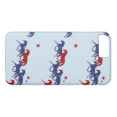 Patroonpatroon draaipaarden Case-Mate iPhone case (Achterkant (Horizontaal))