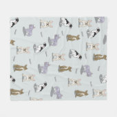 patroonpatroon fleece deken (Voorkant (Horizontaal))