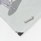 patroonpatroon fleece deken (Hoek)