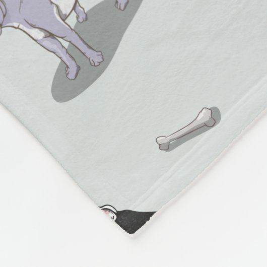 patroonpatroon fleece deken (Hoek)