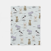 patroonpatroon fleece deken (Voorkant)