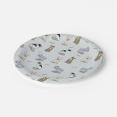 patroonpatroon papieren bordje (Gekanteld)