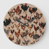 patroonpatroon van pluimvee grote klok (Voorkant)