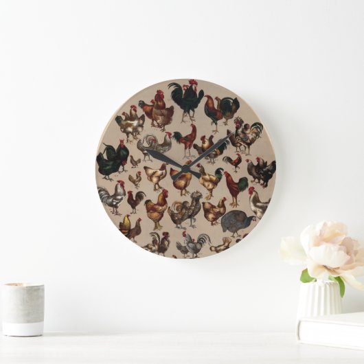 patroonpatroon van pluimvee grote klok (Huis)