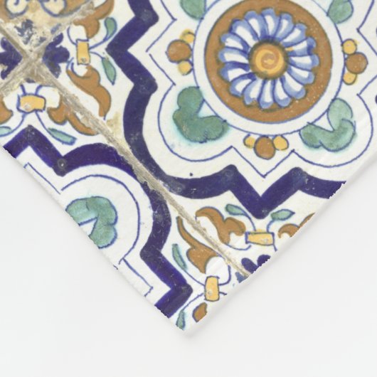  patroonpatroon voor siertegels fleece deken (Hoek)