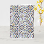  patroonpatroon voor siertegels kaart (Gele Bloem)