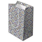 patroonpatroon voor siertegels medium cadeauzakje (Achterkant Gekanteld)