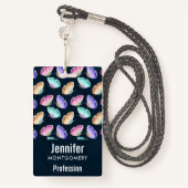  patroonpatroon Waterverf Badge (Achterkant met draagriem)