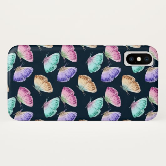 patroonpatroon Waterverf Case-Mate iPhone Case (Achterkant (horizontaal))