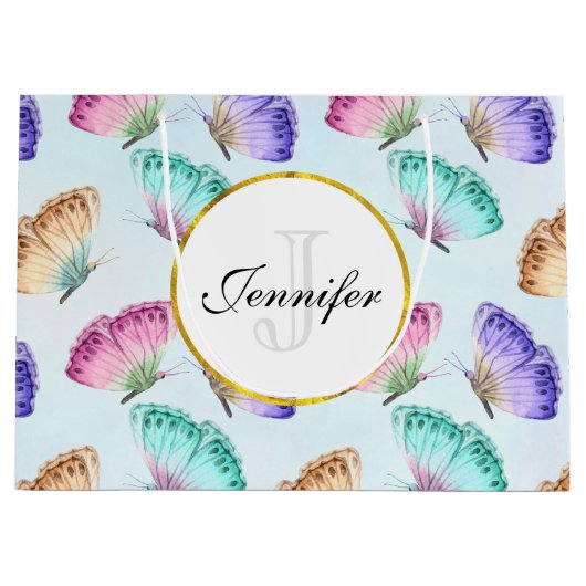 patroonpatroon Waterverf Groot Cadeauzakje (Voorkant)