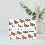 patroonpatroonpatroonmonarch mist u briefkaart (Staand voorkant)