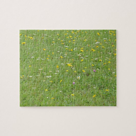 patroonpuzzel van wildbloemen legpuzzel (Horizontaal)