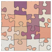 Patroonpuzzle 70s kleuren stof (Close Up)