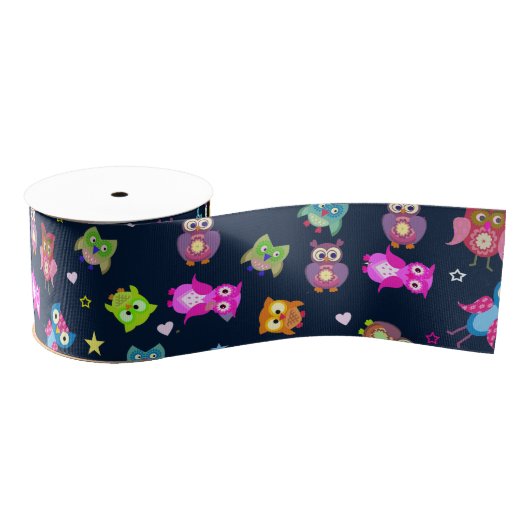 Patroonregenbooguil Grosgrain Lint (Spoel)