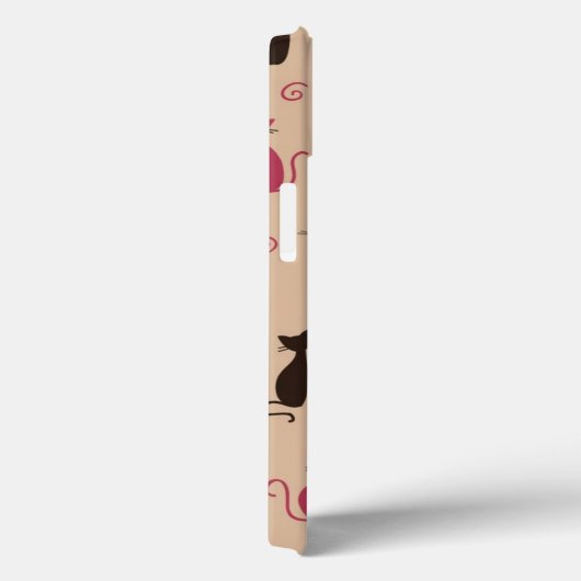 Patroonroze katten Case-Mate iPhone case (Achterkant / Rechts)