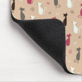 Patroonroze katten muismat (Hoek)