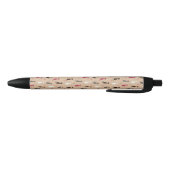 Patroonroze katten zwarte inkt pen (Bodem)