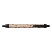 Patroonroze katten zwarte inkt pen (Achterkant)