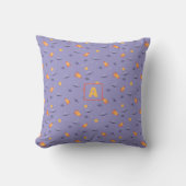 Patroonruimte lavendel oranje lavendel kussen (Voorkant)