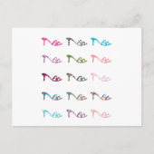 Patroonschoenen Briefkaart (Voorkant)