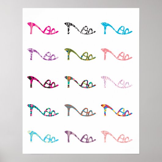 Patroonschoenen Poster (Voorkant)