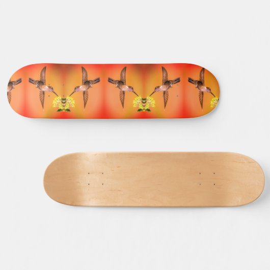 Patroonskateboard voor levende vogels persoonlijk skateboard (Horizontaal)