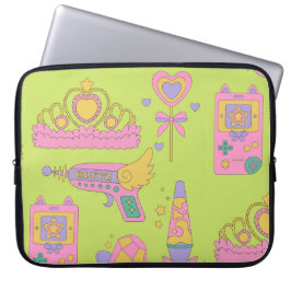 Patroonstijl van 90 s laptop sleeve