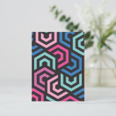 Patroonstijlvol Matig Mode Geometrisch kleurrijk Briefkaart (Staand voorkant)