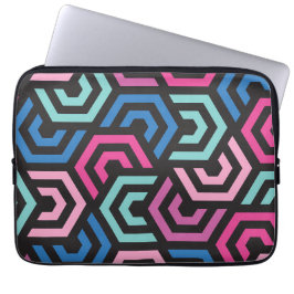 Patroonstijlvol Matig Mode Geometrisch kleurrijk Laptop Sleeve