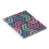 Patroonstijlvol Matig Mode Geometrisch kleurrijk Notitieblok (Schuin)