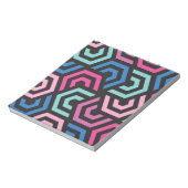 Patroonstijlvol Matig Mode Geometrisch kleurrijk Notitieblok (Linkerzijde)